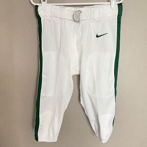 Nike Stock Vapor Pro White and Green Football Pants CI3771-111 Men’s Large